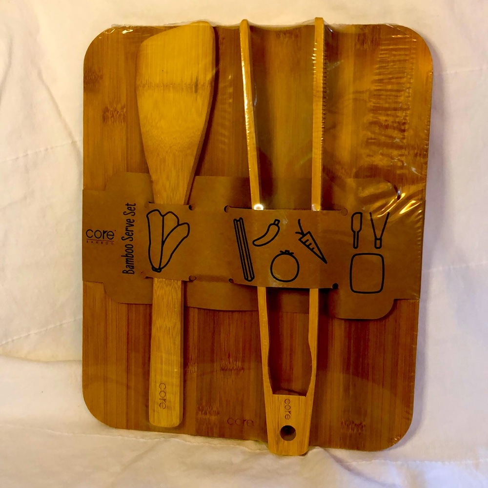 Core Bamboo Serve Set - Cause Box - NEW
